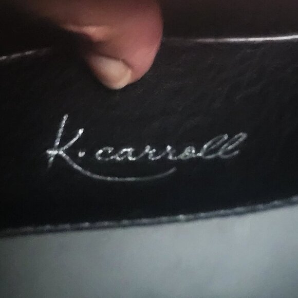 NWOT!!  K. Carroll Berni Satchel & Crossbody Black Faux Leather - Picture 15 of 16